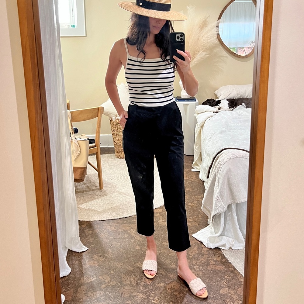 Margaret O'Leary Pull on Stretch-Cotton Pants